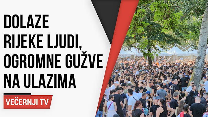Dolaze rijeke ljudi, ogromne gužve na ulazima