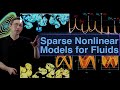 Sparse Nonlinear Models for Fluid Dynamics with Machine Learning and Optimization