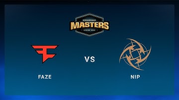 FaZe vs. NiP | DreamHack Masters Spring | Playoffs