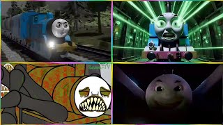 THOMAS TRAIN MONSTER 🚂 🆚 CURSED THOMAS MONSTER 🤖 🆚 CHOO CHOO CHARLES MONSTER ❄️TILES HOP108