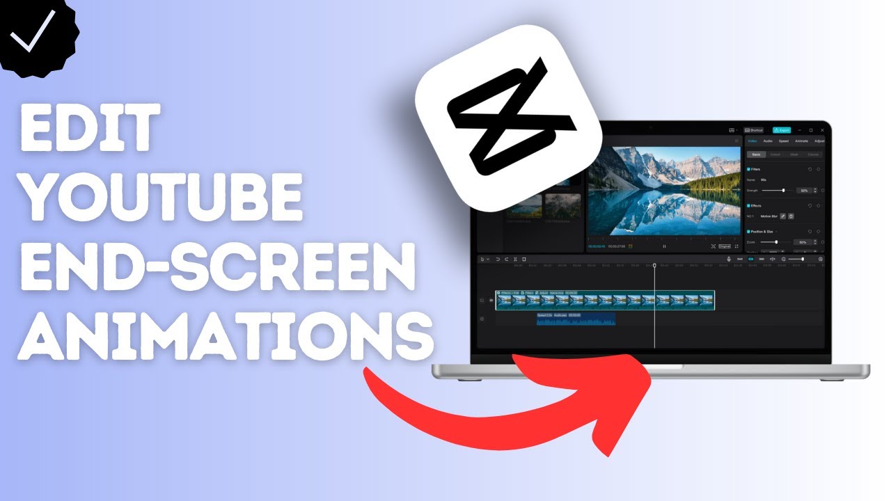 How to edit Youtube end-screen animations in CapCut?