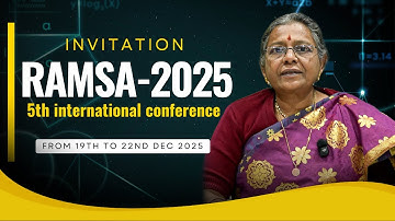 International Conference on Recent Advances in Mathematical Sciences and Applications(RAMSA-25)| GVP