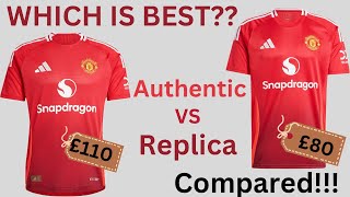 24/25 Manchester United Home Shirt Aeroready Vs Heat.rdy Fan Vs