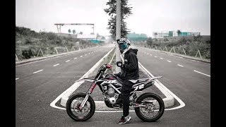 Dj Lagu Untuk Kamu VIRAL - Versi Modifikasi Supermoto KLX & D tracker part 2