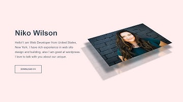 How To Make Personal Website Header Using HTML, CSS & JS