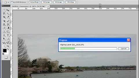 Photoshop Tutorial - Panorama Using Photoshop