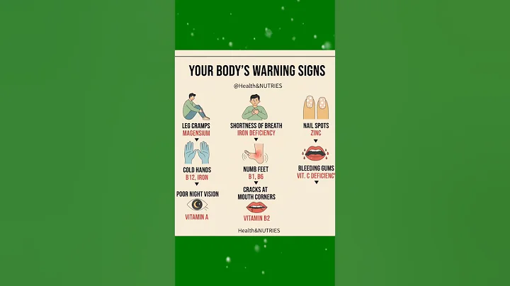 8 Body Warning Signs You Should Never Ignore! ⚠️ #health #nutrition