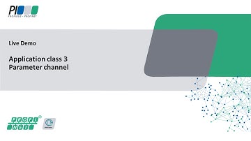 PROFIdrive – Live Demo for Application Class 3