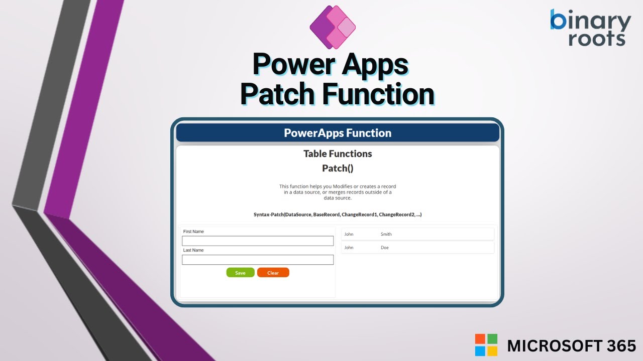 Power Apps PATCH Function Explained | Create, Update & Save Data - YouTube