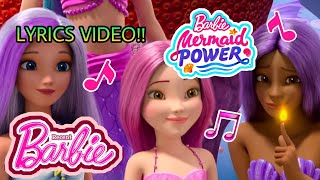 'Turn It Up!!'  LYRICS VIDEO!! 🫧🔥| Barbie Mermaid Power (2022) | @Recent Barbie 🎇🎙