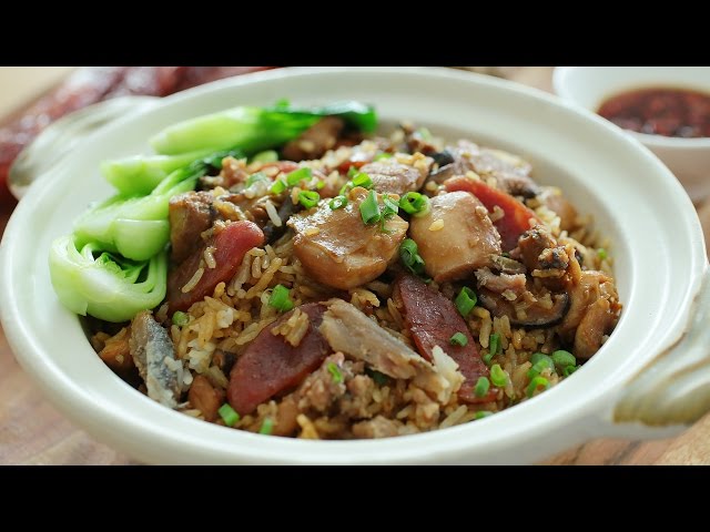 Claypot Rice Made In 30 Minutes With A Rice Cooker Recipe - 电饭锅煲仔饭 class=