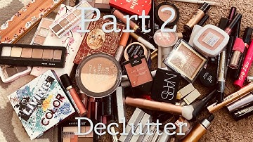 Makeup Declutter Part 2| EYESHADOW PALETTES, more lip products and more!
