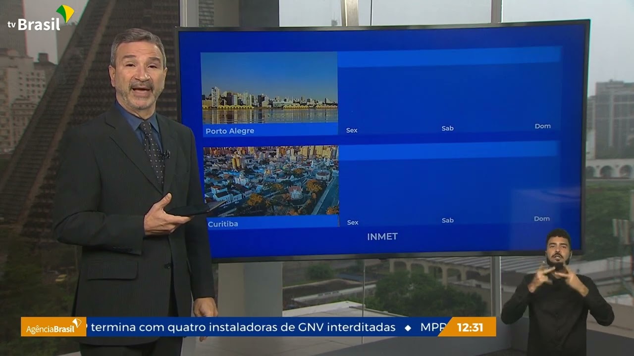 Frente fria derruba temperaturas e traz chuvas no final de semana