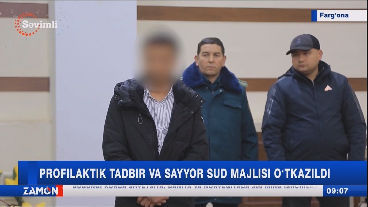 Profilaktik tadbir va sayyor sud majlisi o'tkazildi (Farg'ona)
