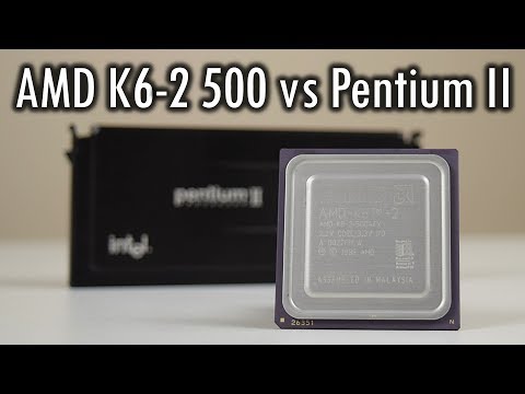 How does the AMD K6-2 500 perform against Pentium II?