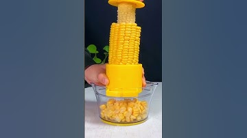 Using this tool you can easily remove corn kernels #kitchentools #ytshorts #shorts