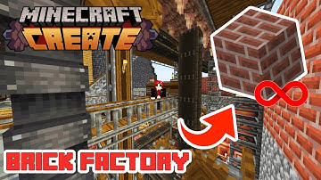 I built an INFINITE Brick Factory in Create Mod: Cult of Steam Ep.2