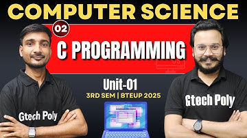 C Programming | Unit-01 P-02 | CSE 3rd Sem By Ujjwal Sir BTEUP 2025