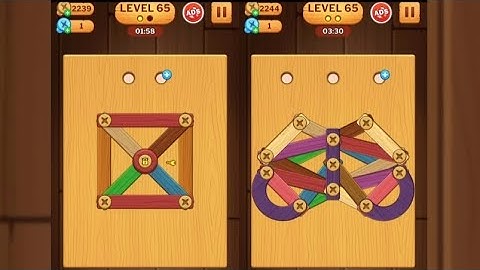 Screw Puzzle: Wood Nut & Bolt - Level 65