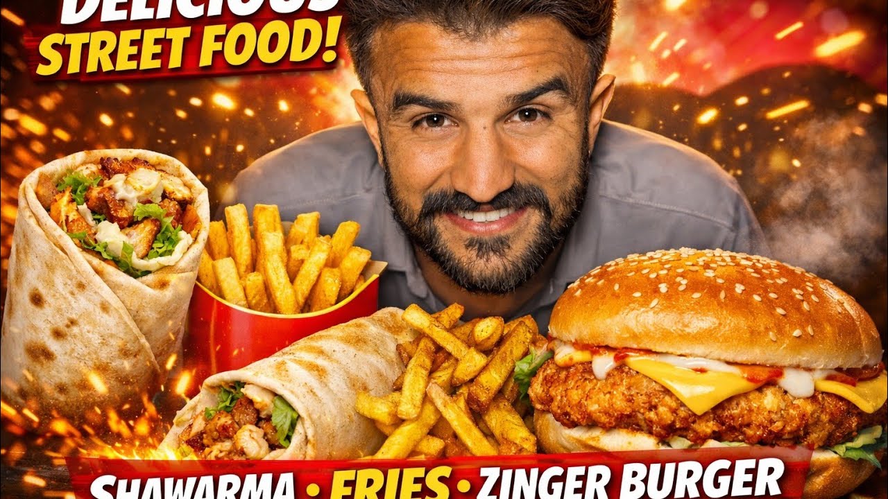 ASMR MUKBANG| KFC 🍔 CHECKIN SHAWARMA 🌯 FRENCH FRIES EATING  🍟🍟|ASMR JERRY Asmr