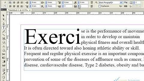 Adobe Indesign Tutorial in Tamil | Drop Cap