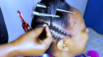 🔥🔥How to achieve this cornrows Twist || Flat twist || Majongoo || Senegalese Twist @JOYCEARTS.1