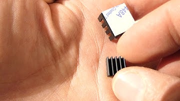 GEARBERST - 2pcs Aluminum Heatsink Cooler Cooling Kit for Raspberry Pi 3/Pi 2/ Pi Model B+ - Black