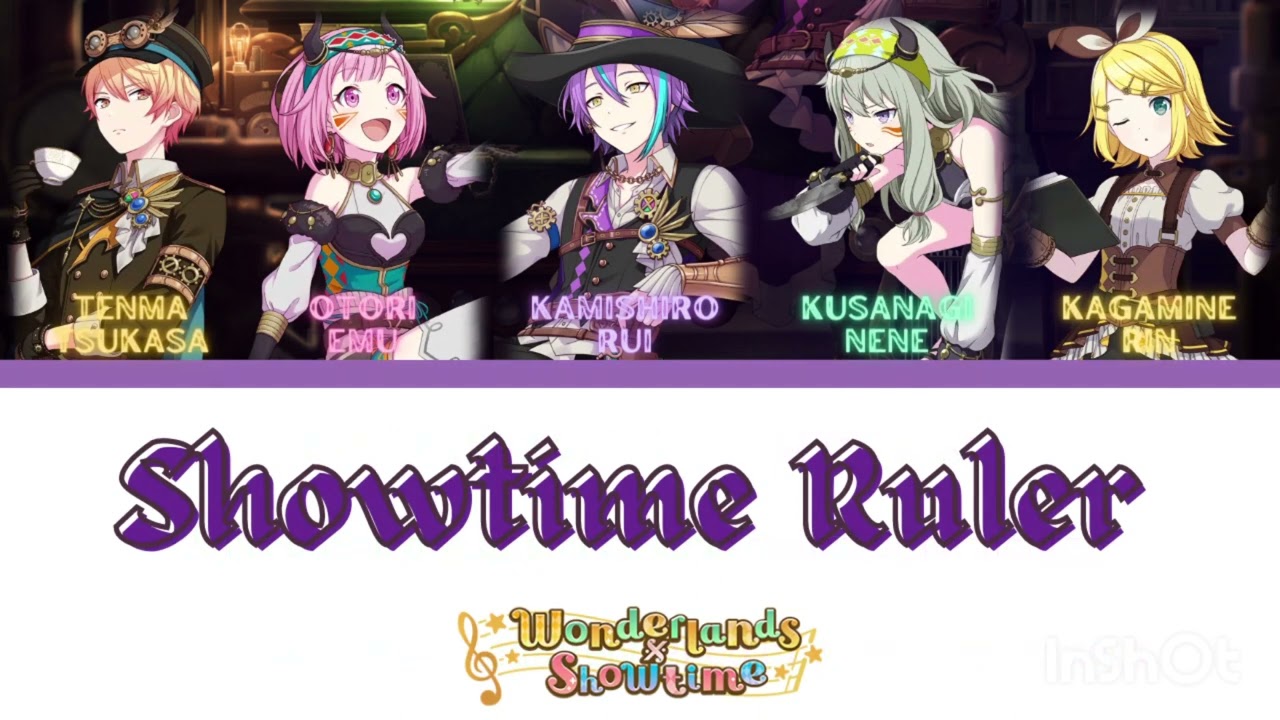 ショウタイム・ルーラー (Showtime Ruler) Wonderlands x Showtime Color coded