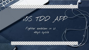 iOS TDD APP: Fighter emblem in 21 days cycle
