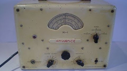 Advance Signal Generator Model H1. Circa 1965