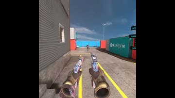 Pavlov Beta Shack USING with  the Duel Silenced Pistols in VR