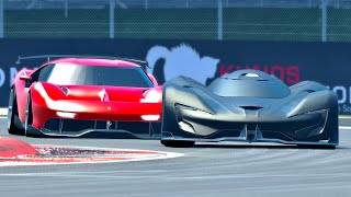 Srt tomahawk x vgt vs ferrari p80/c at silverstone