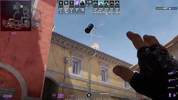 CS2 Inferno Bottom Banana Smoke From CT