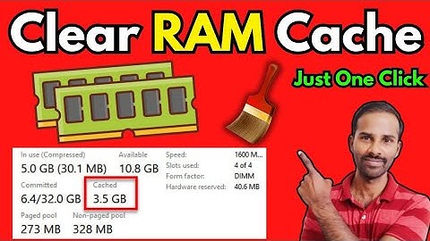 How to Clear RAM Cache Files on Windows 10 & 11⚡ | 🚀RAM Cache, Speed Up PC & Laptop