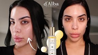 I tried d’Alba products for 7 days and THIS is what happened! *shocking results*
