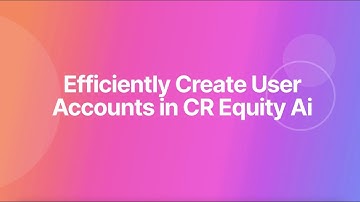 Create and Verify Your Account on CR Equity Ai™