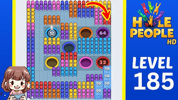 Hole People Level 185 Solution Walkthrough