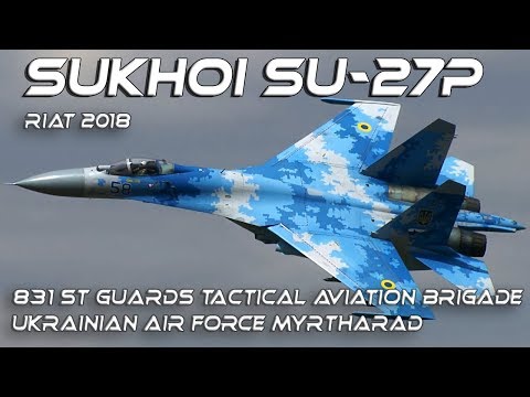 4Kᵁᴴᴰ SU27 4K UHD Sukhoi Su-27P. ¡Exhibición sublime! Cor. Oleksandr Oksanchenko "Lobo Gris"