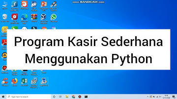 Program Kasir Sederhana Menggunakan Python