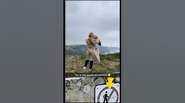 This is why people die out here 😳 Cliffs of Moher! #youtubeshorts #shorts #travel #ireland #selfie