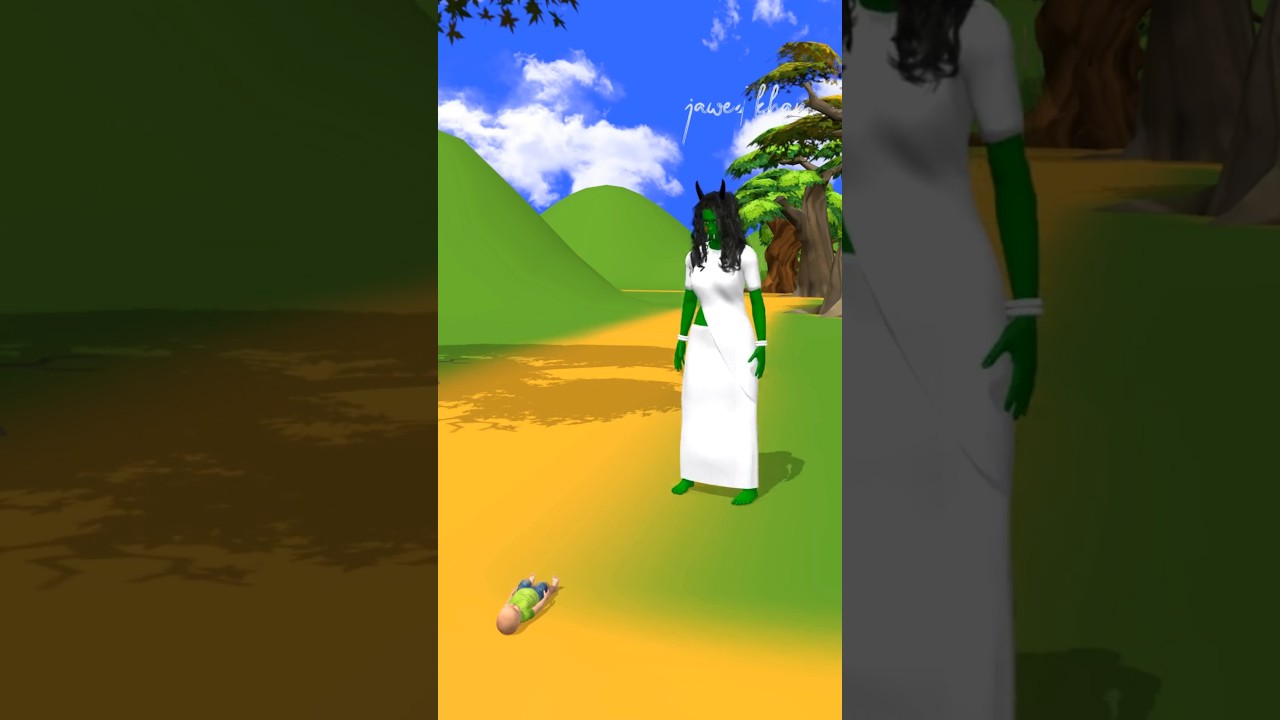 Anath Baccha Or Chudail #shorts #youtubeshorts #cartoon