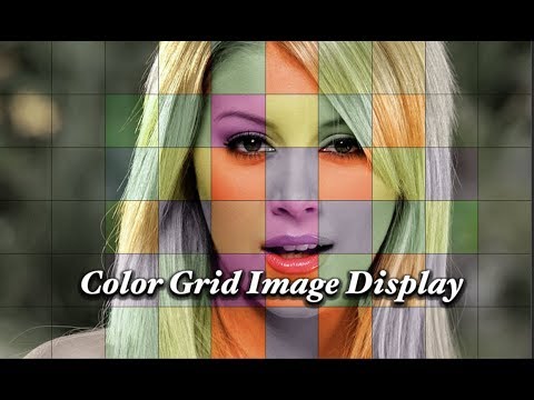 Making Amazing Color Grid Selection Display Image in Photoshop Tutorial ...
