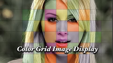Making Amazing Color Grid Selection Display Image in Photoshop Tutorial