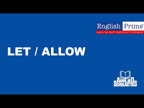 LET / ALLOW • English Prime •