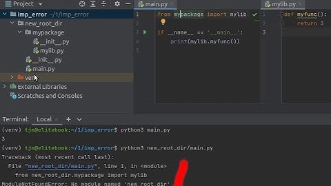 ModuleNotFoundError: No module named Python error. cause and solution