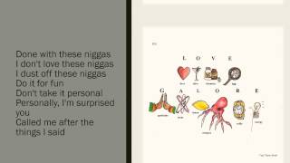 Video thumbnail of "SZA - Love Galore (ft. Travis Scott) [Lyrics]"