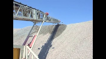 TS 1042 Radial Telescopic stockpiling from Mobile links and Overland Conveyor