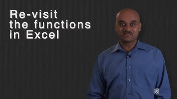 Excel Functions Explained - Introduction to Data Analysis Using Excel by Rice University #7