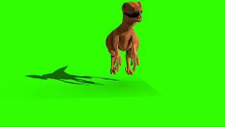 small Dinosaur green screen effect