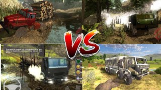 Truck Simulator: Offroad 2 VS Truck Simulator: Offroad 4  VS Truck Simulator: Offroad screenshot 5